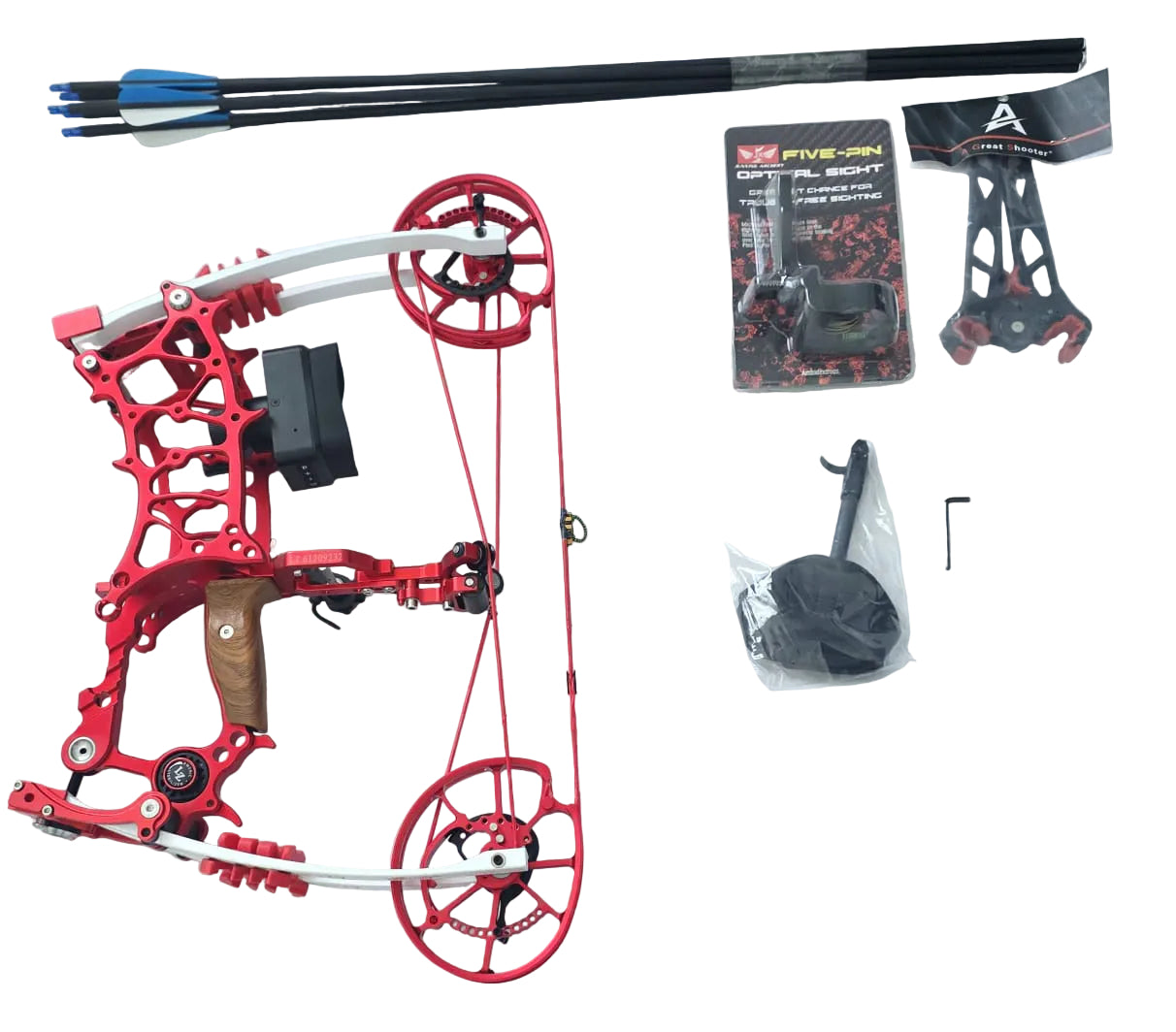 Hunter – Arc compus cu dublă funcționalitate: bile și săgeți