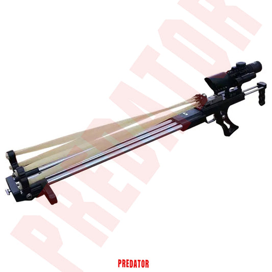 RS-X „Titanul” – Praștie Telescopică cu Trăgaci, Complet Metalică